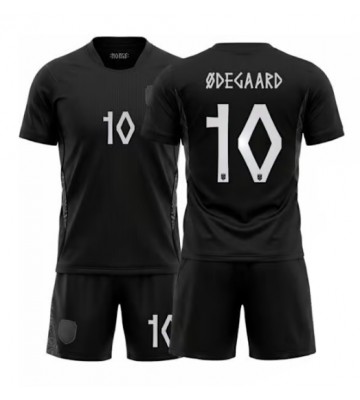 Norge Martin Odegaard #10 Replika Bortatröja Barn VM 2026 Kortärmad (+ Korta byxor)